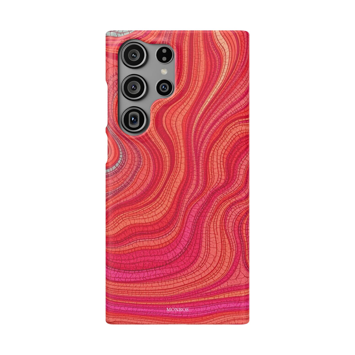 Retro Wavy Red Case