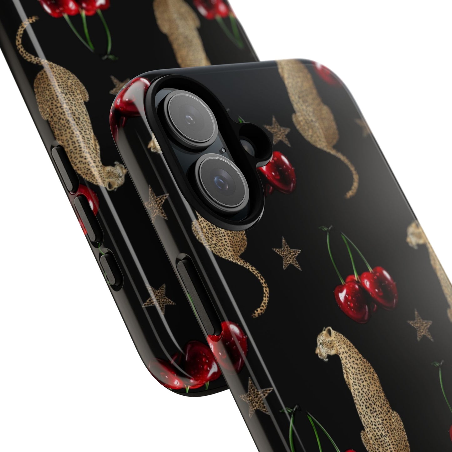 Leopard & Cherry Tough Case