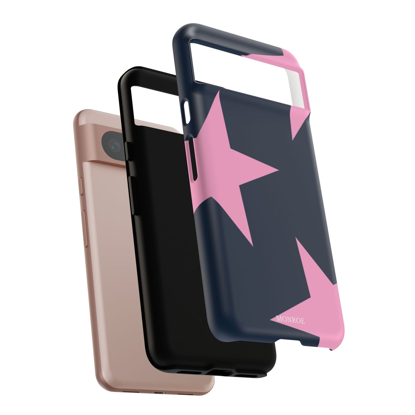 Navy & Pink Star Tough Cover