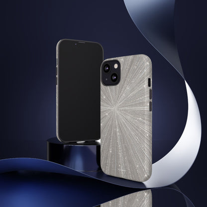 Sparkling Silver Burst Tough Case