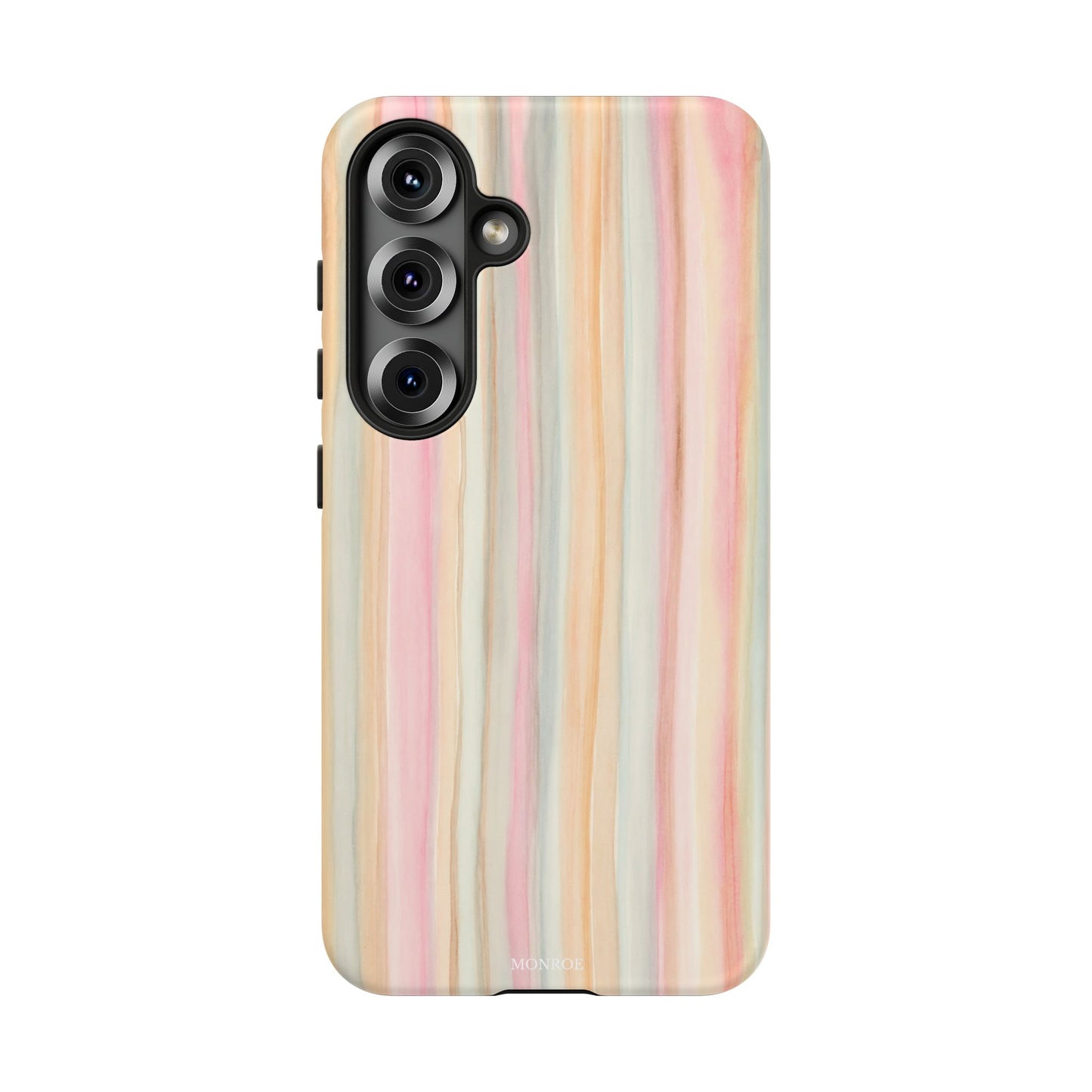 Pastel Watercolor Stripe Tough Case
