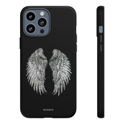 Silver Wings Black Tough Case