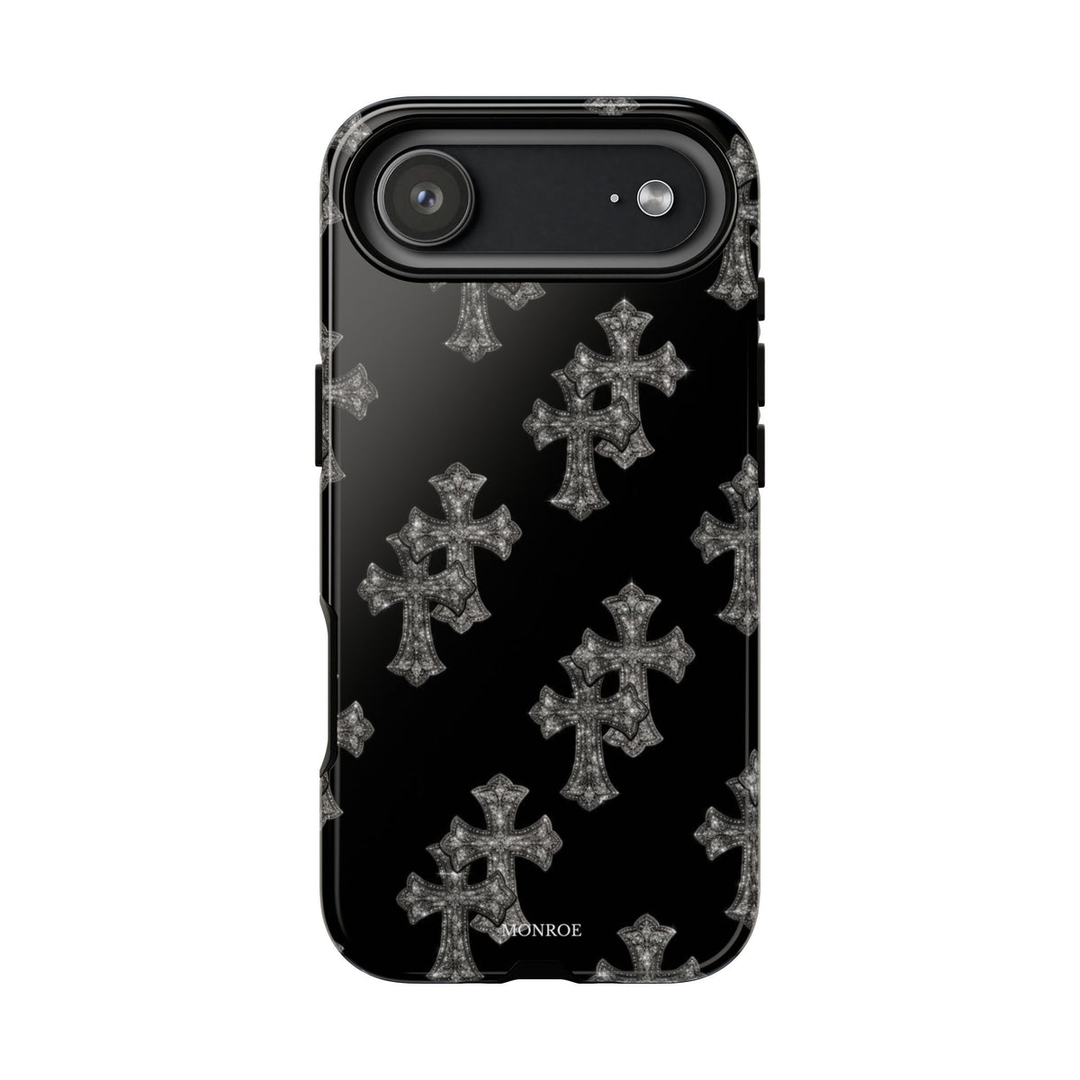 Black Crystal Cross Tough Case