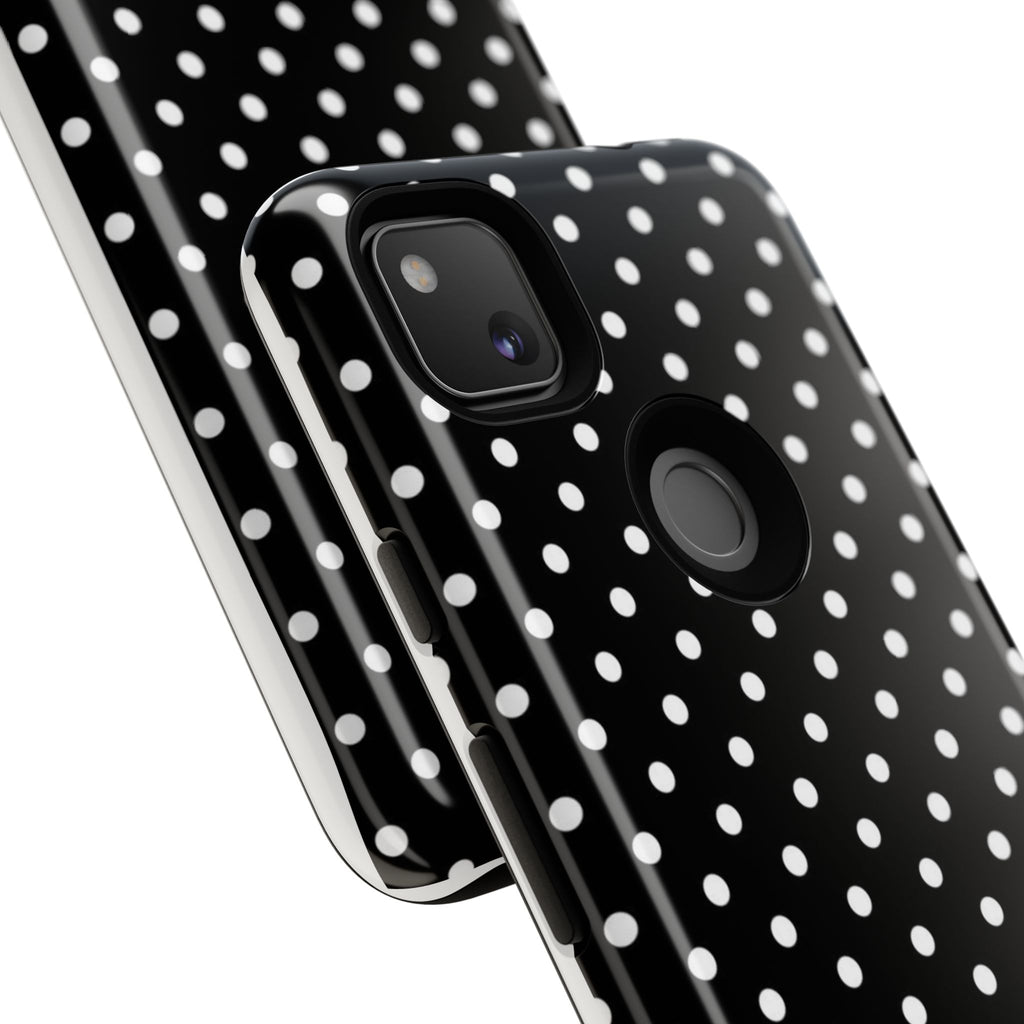 Black Polka Dot Phone Case