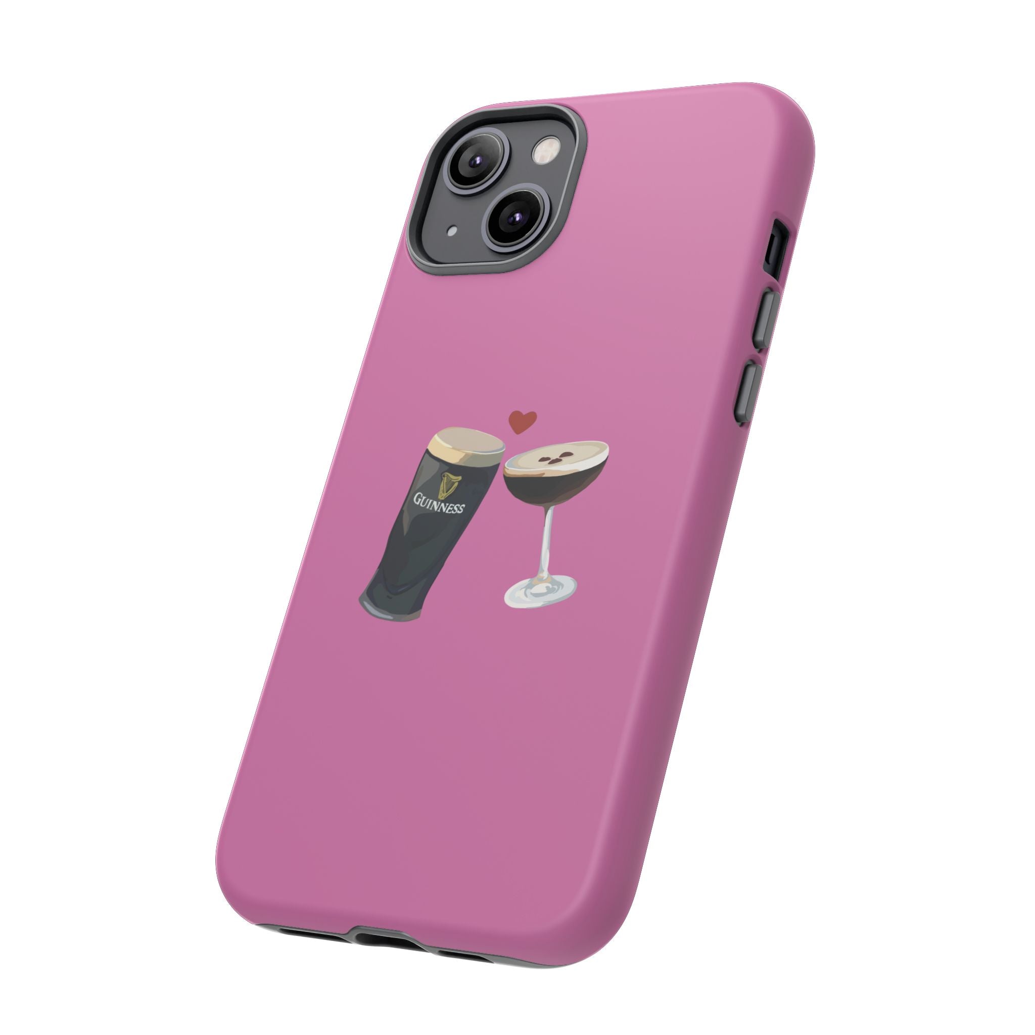 Pint & Wine Glass (Pink) Tough Case