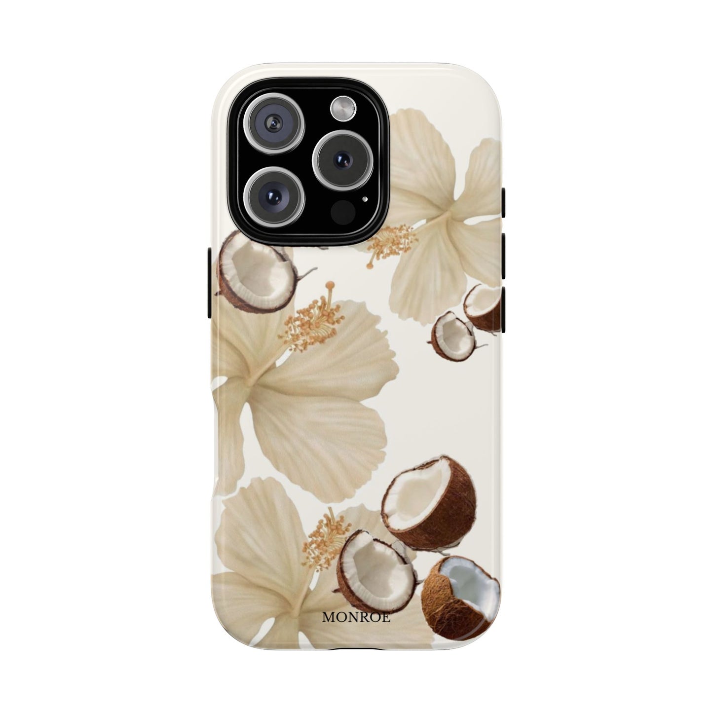 Tropical Coconut Floral Tough Case