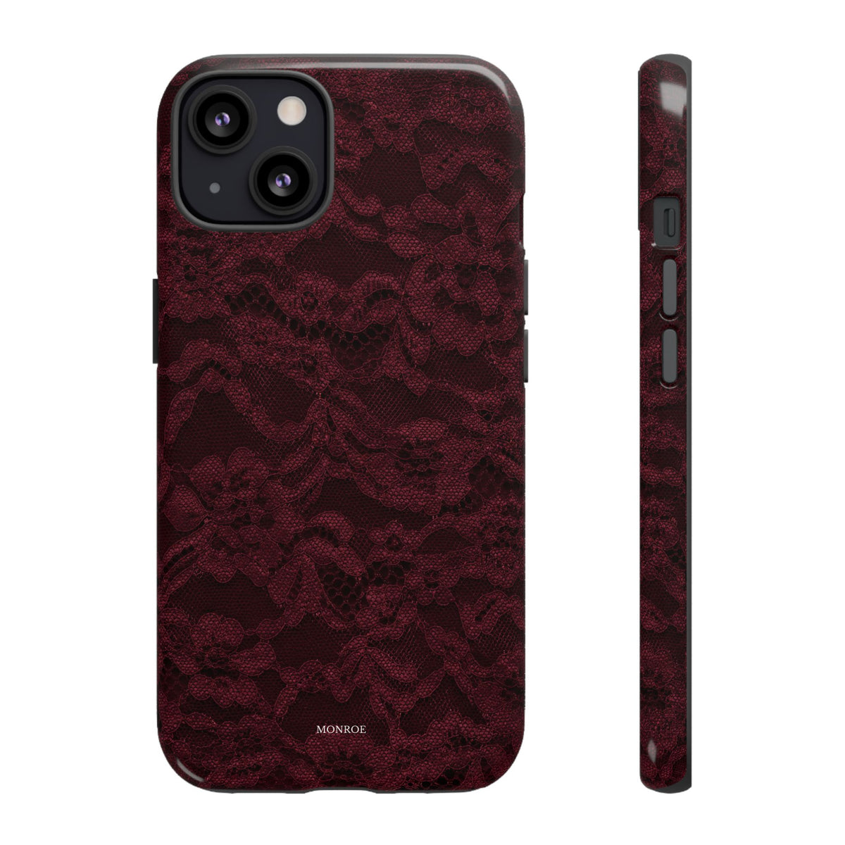 Burgundy Lace Tough Case