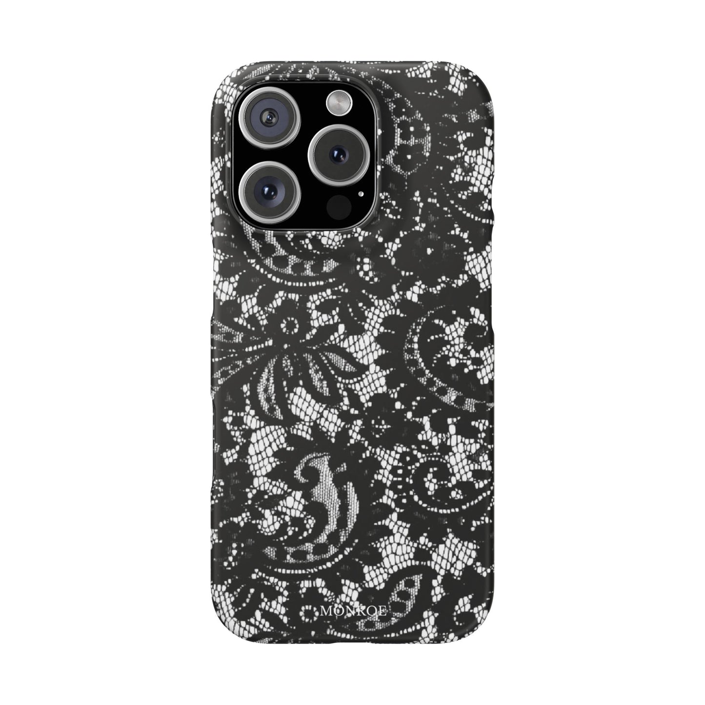 Black Lace Elegant Pattern Case