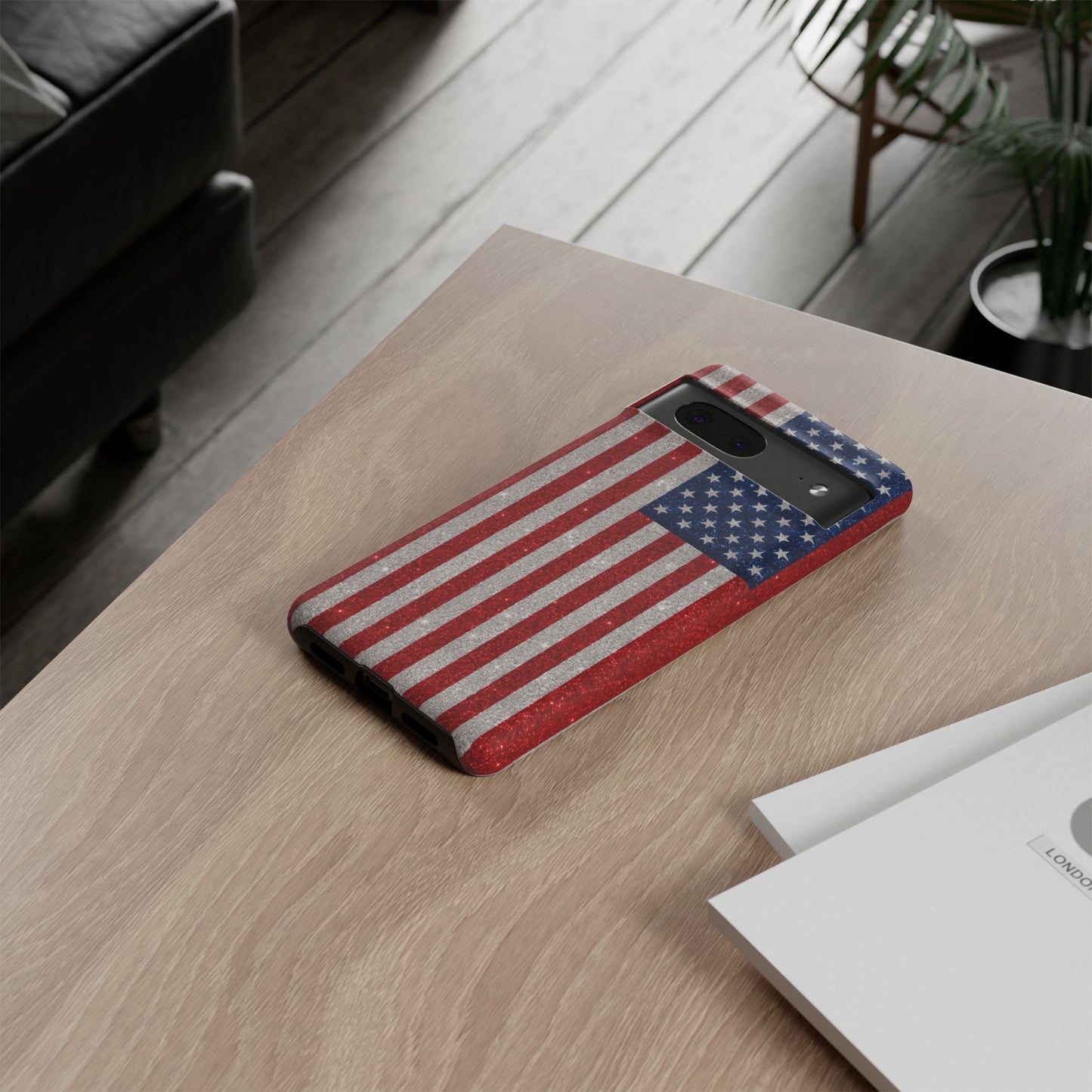 America Glitter Tough Case