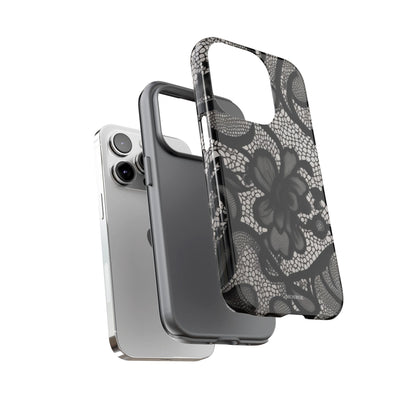 Black Floral Vintage Case