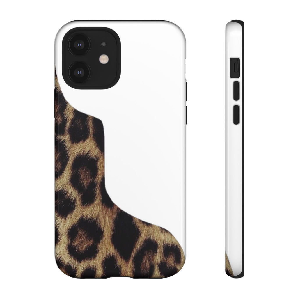 Half Cheetah Print Phone Case