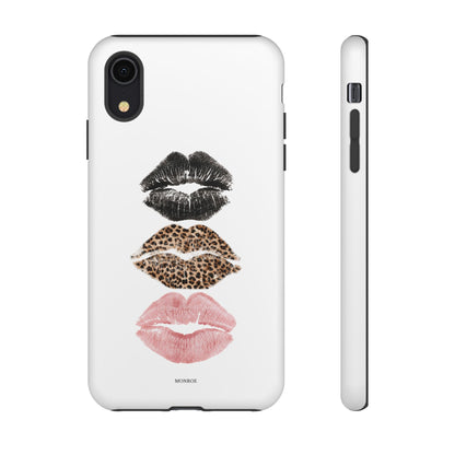Leopard Glam Lip Tough Case