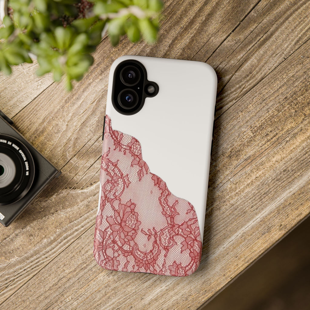 Red Lace Phone Case