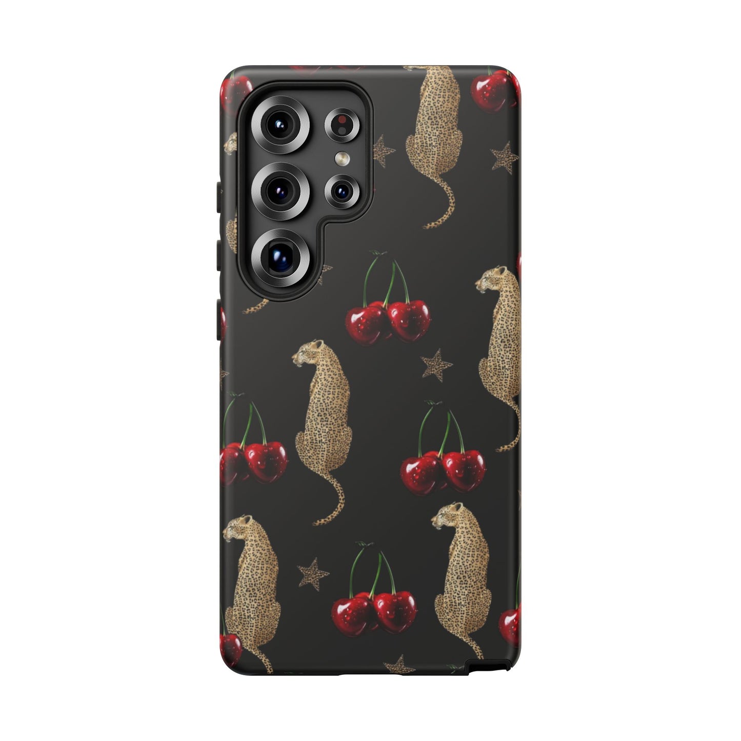 Leopard & Cherry Tough Case