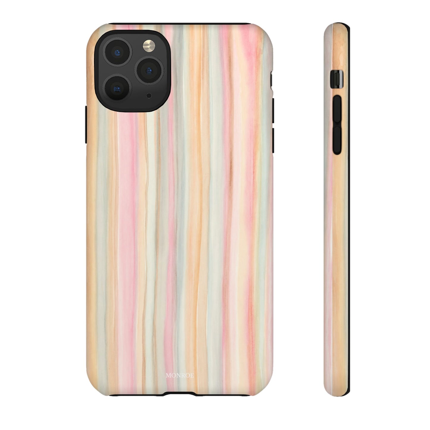 Pastel Watercolor Stripe Tough Case