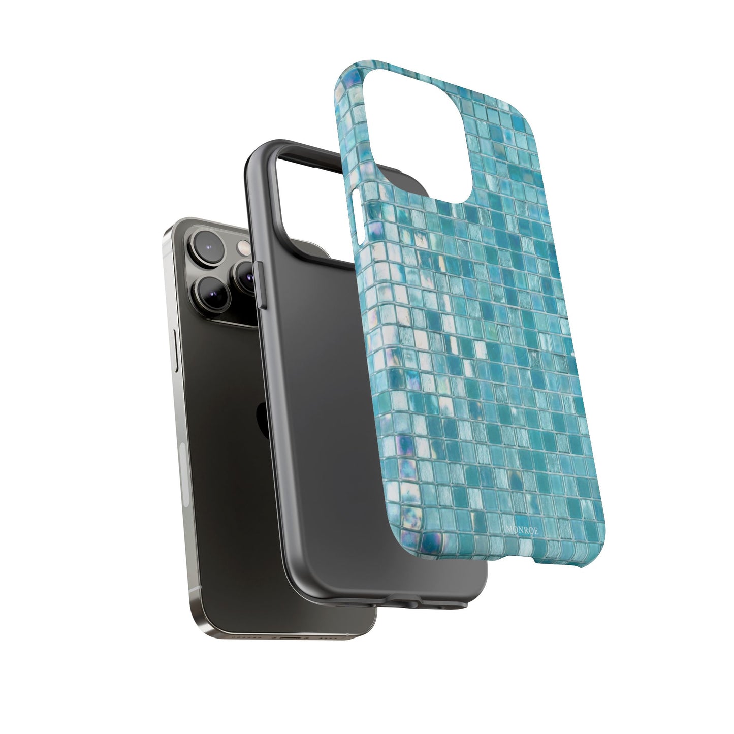 Hot Blue Mosaic Tile Tough Case