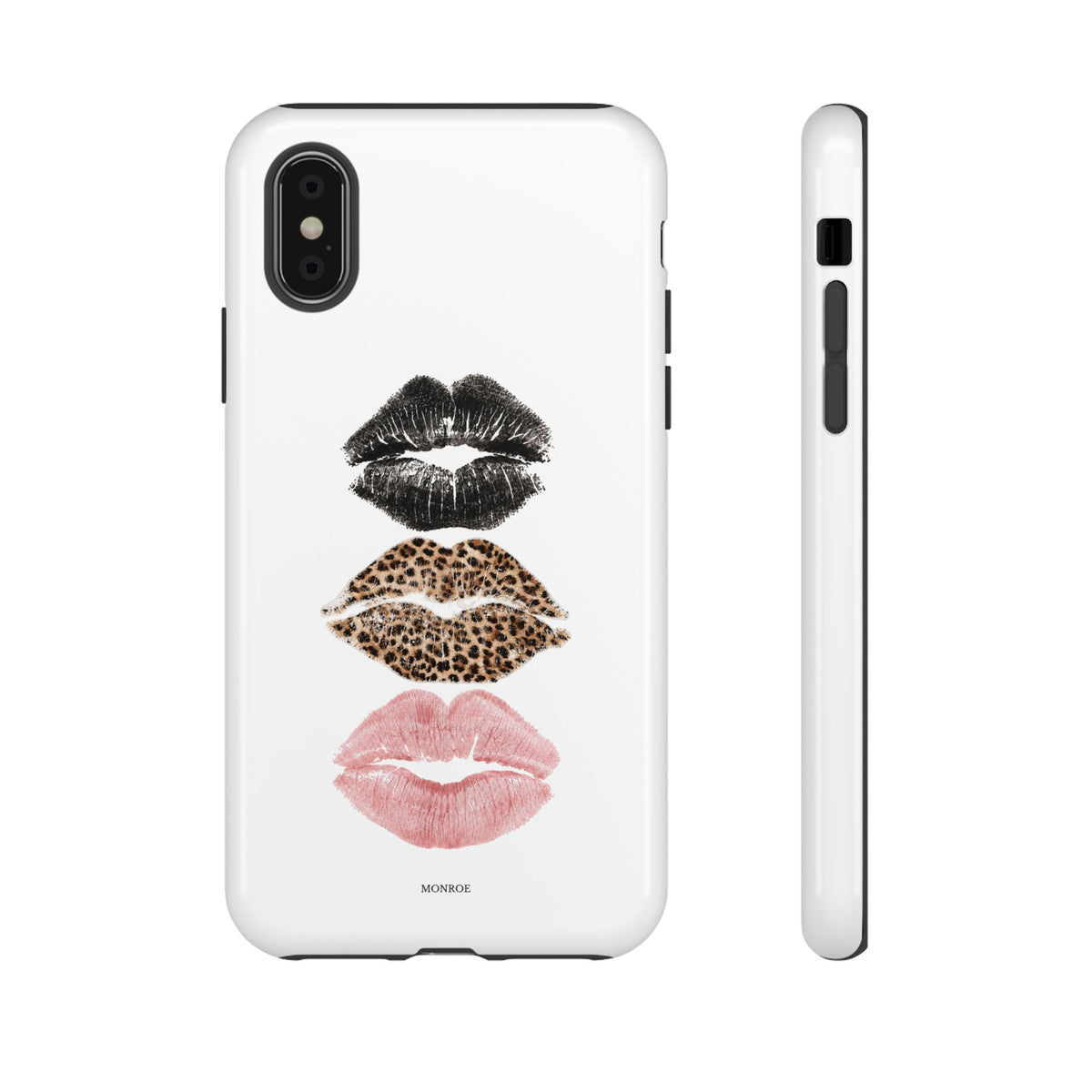 Leopard Glam Lip Tough Case