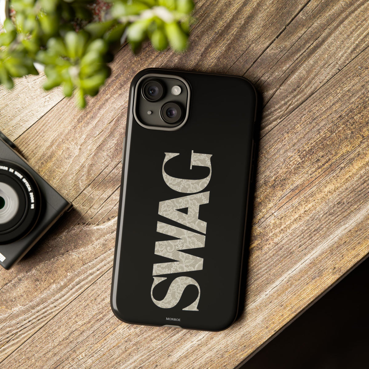 Lace Swag Black Tough Case