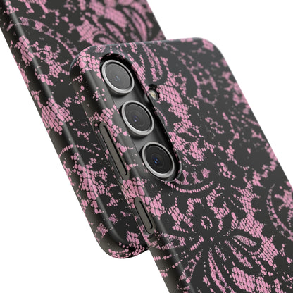 Pink Lace Pattern Case