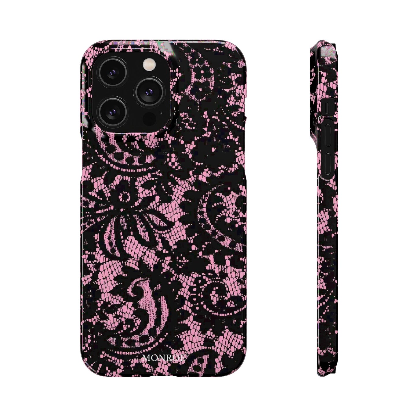 Pink Lace Pattern Case
