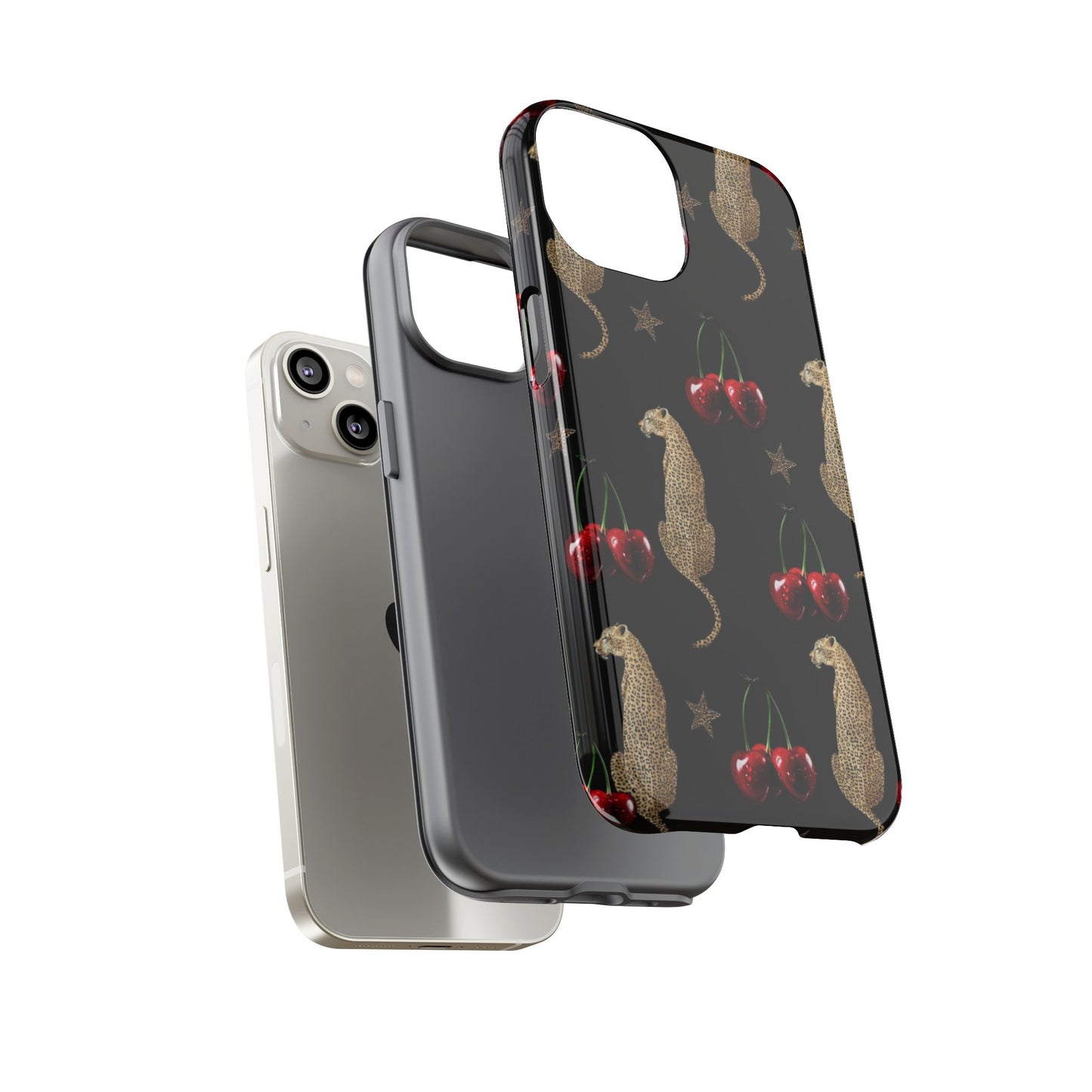 Leopard & Cherry Tough Case