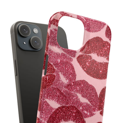 Pink Glitter Kiss Case