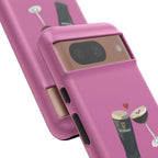 Pint & Wine Glass (Pink) Tough Case