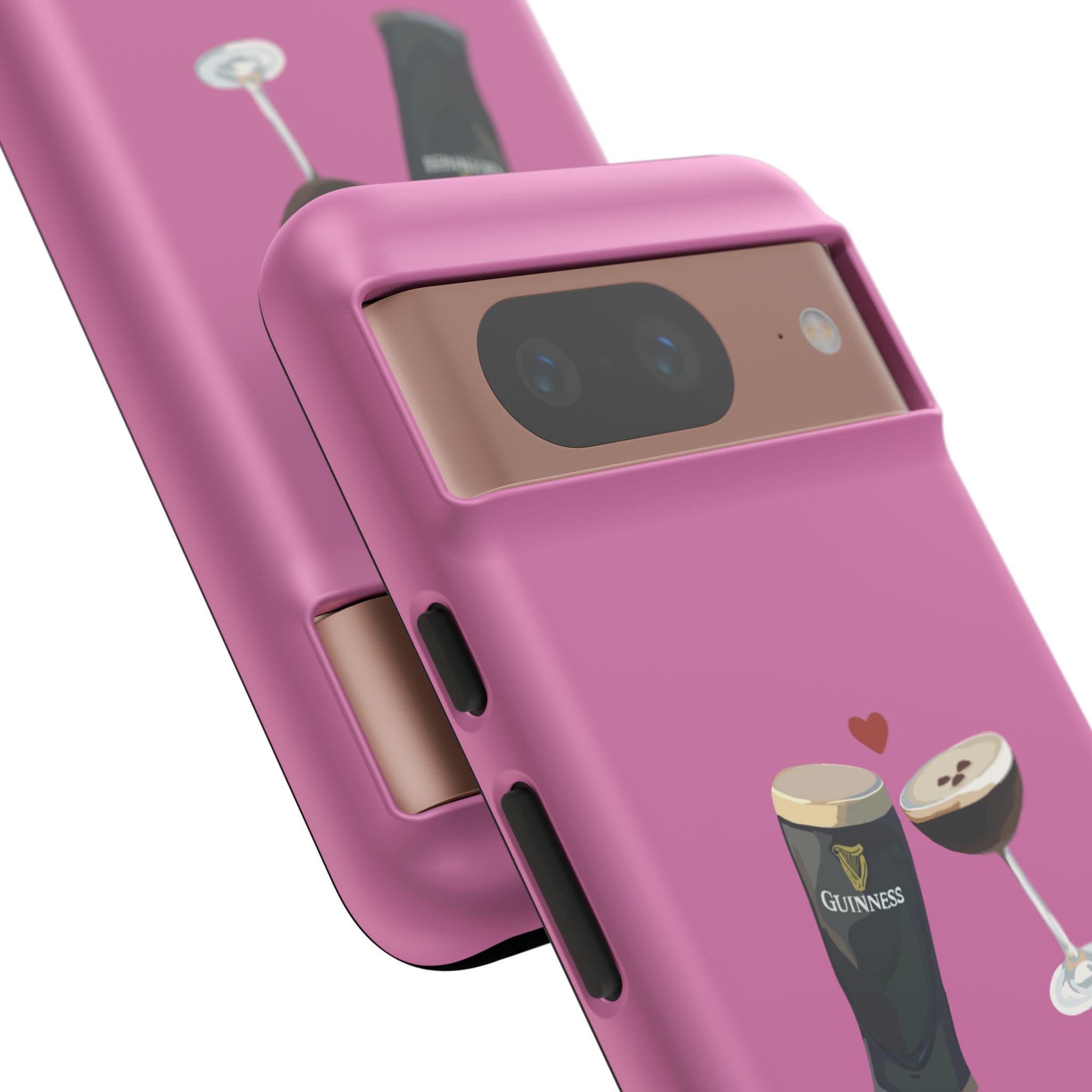 Pint & Wine Glass (Pink) Tough Case