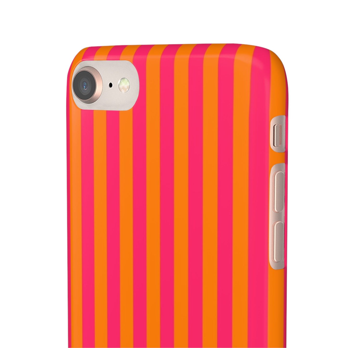 Striped Orange & Pink Case