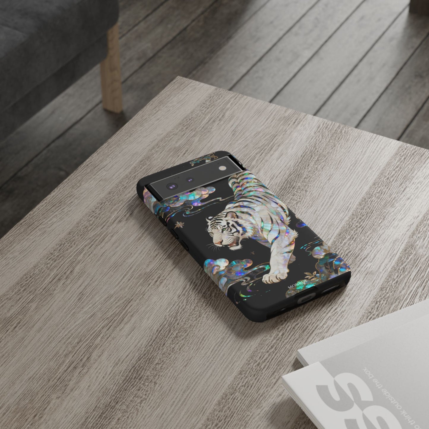 Iridescent White Tiger Tough Case