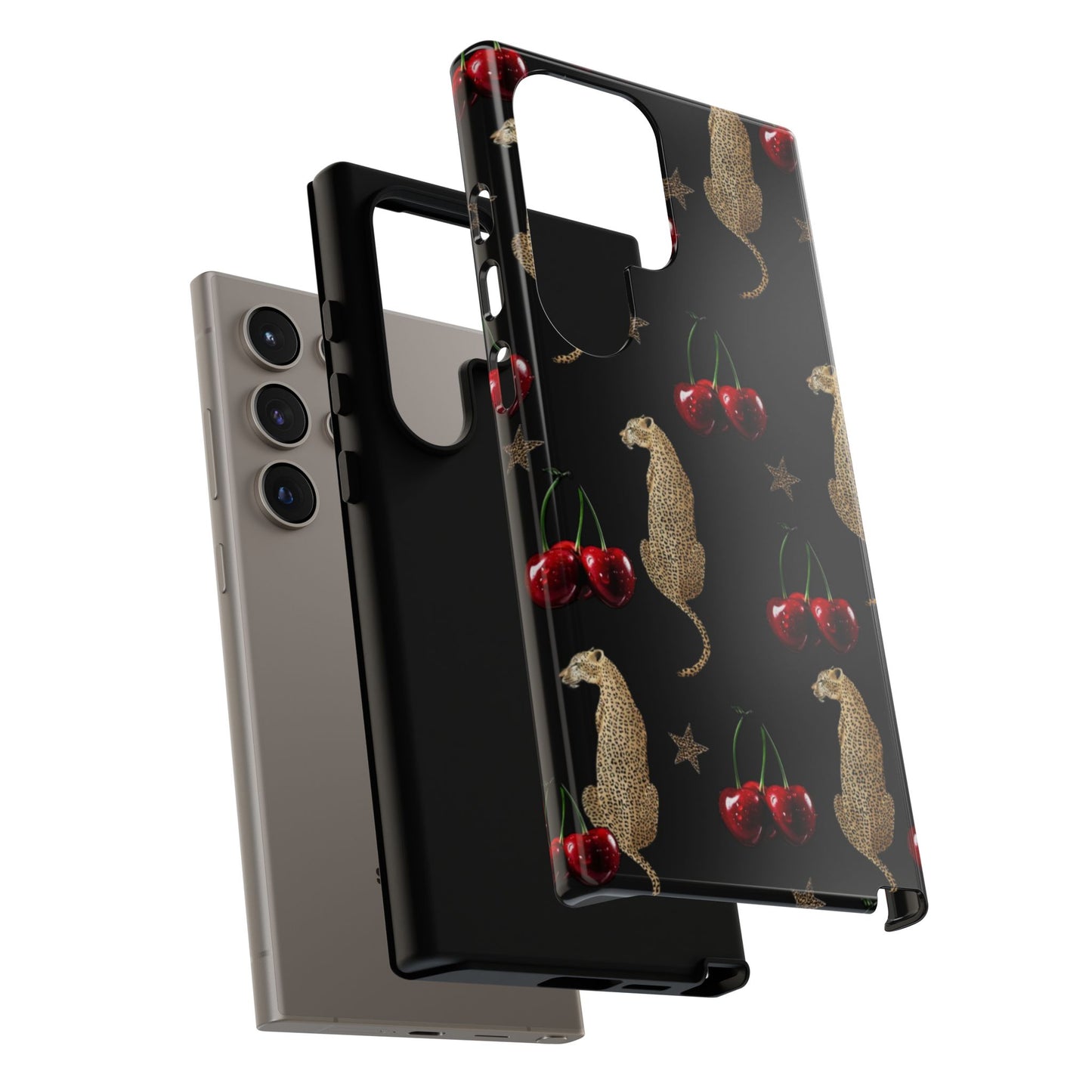 Leopard & Cherry Tough Case