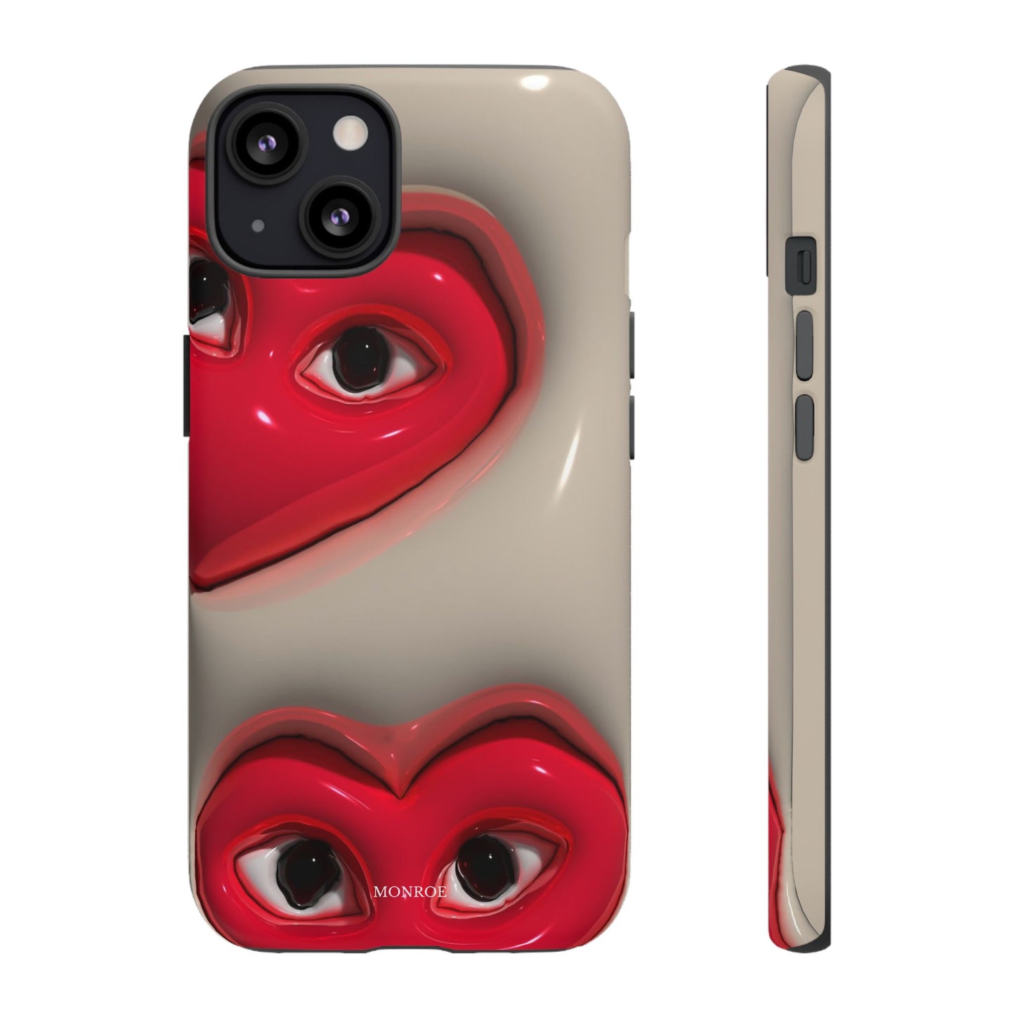 Red Heart Eyes Tough Case