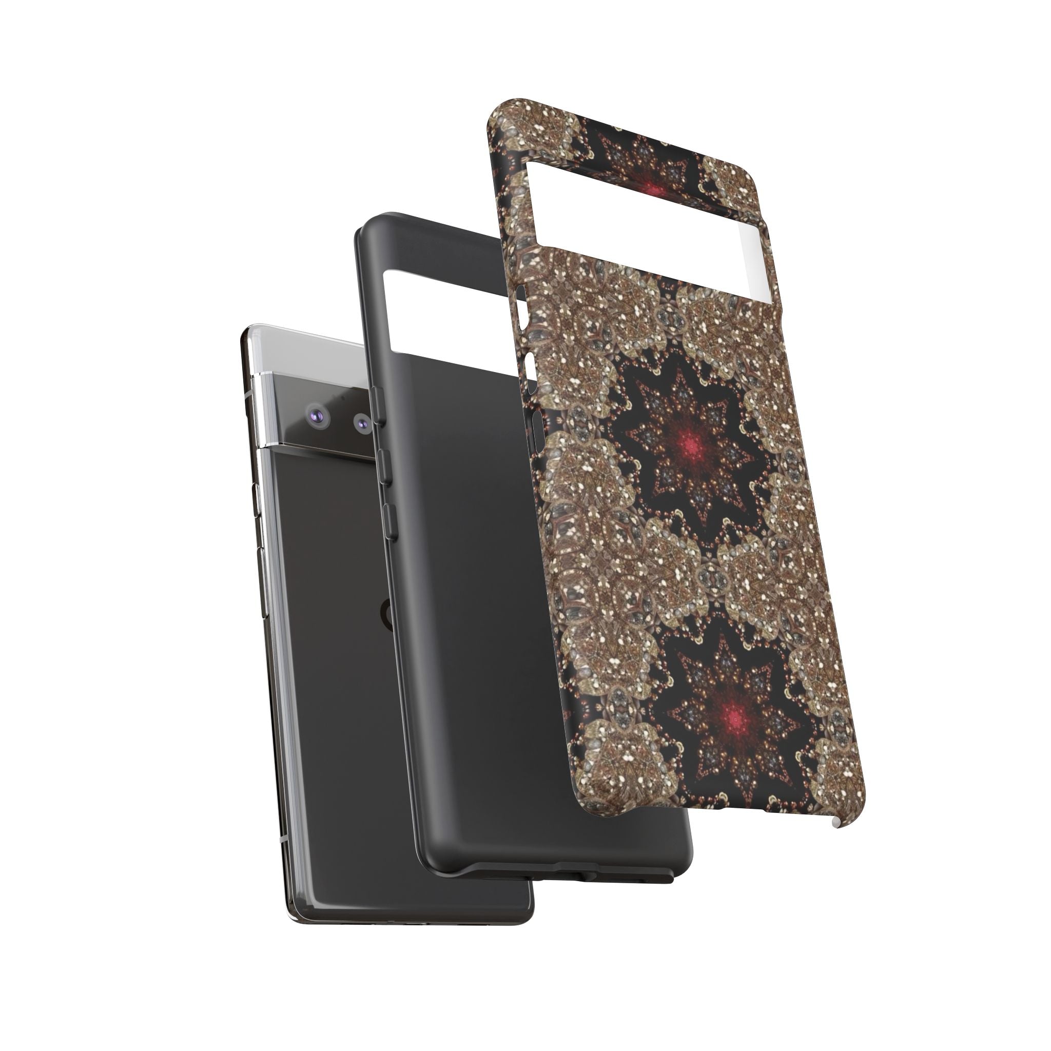 Brown Mandala Tough Protective Case