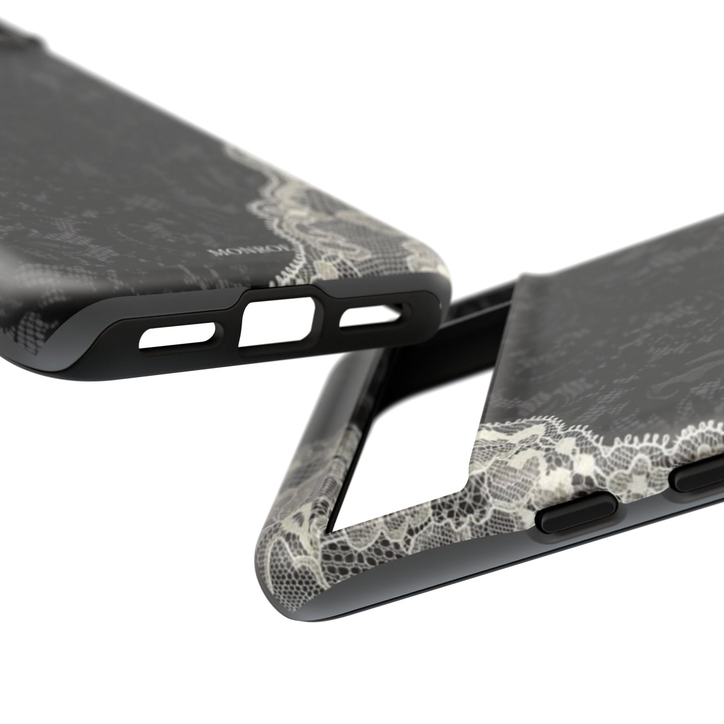 Black & White Edged Tough Case