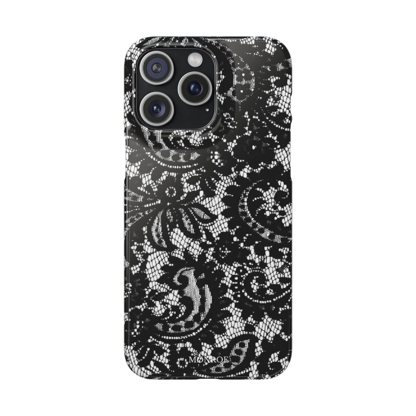 Black Lace Elegant Pattern Case