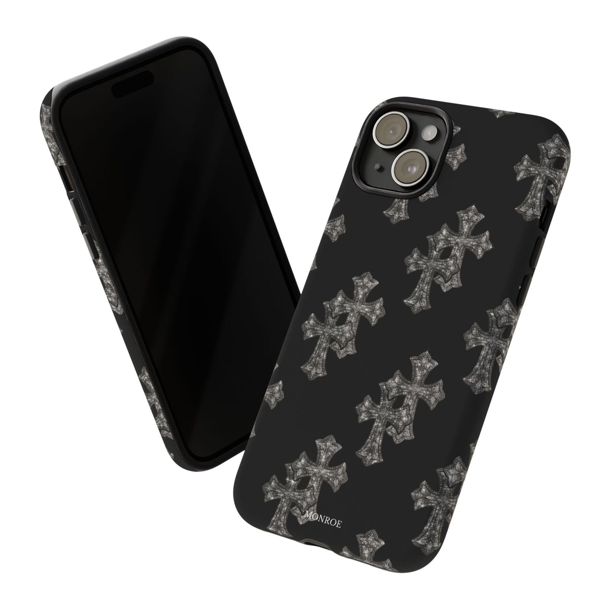Black Crystal Cross Tough Case