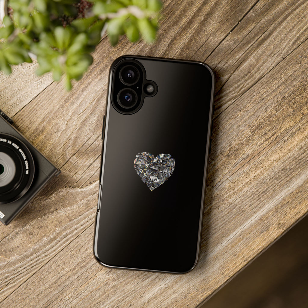 Crystal Heart Phone Case