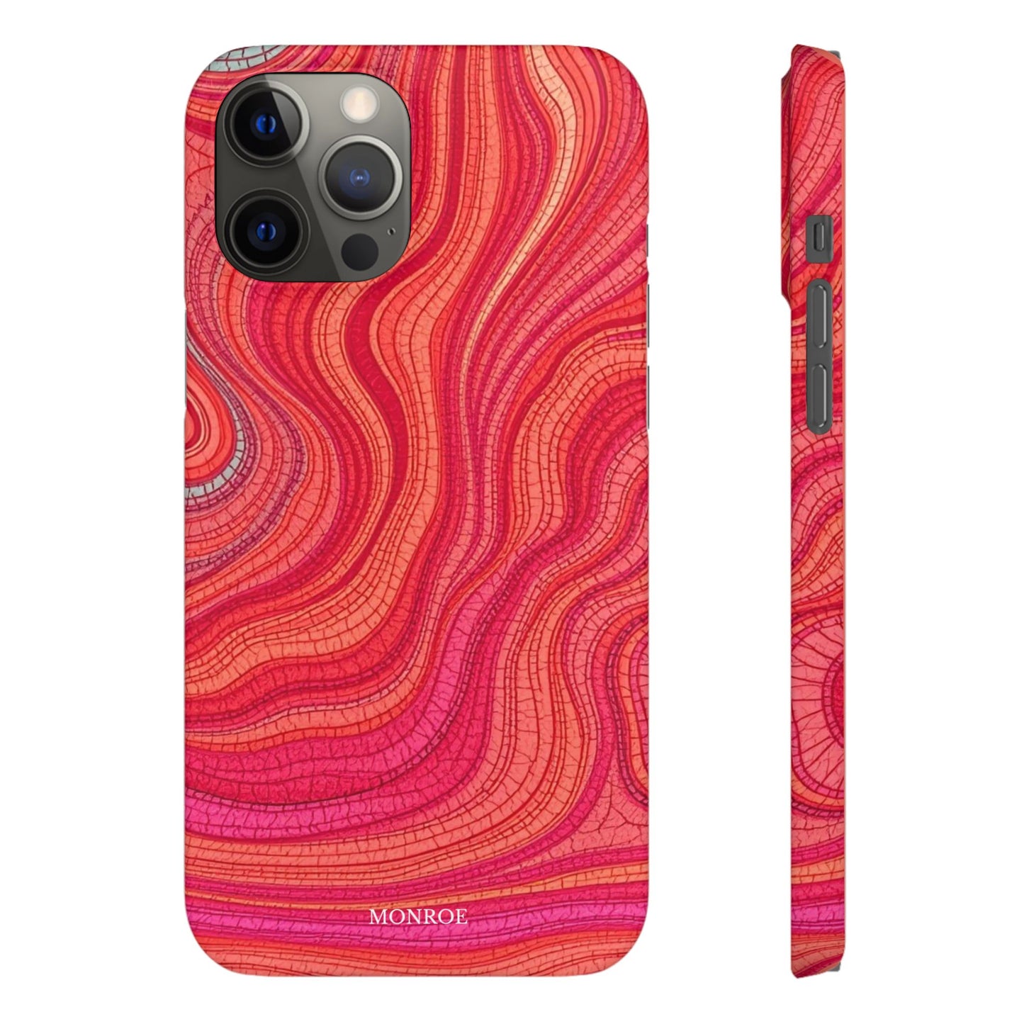 Retro Wavy Red Case