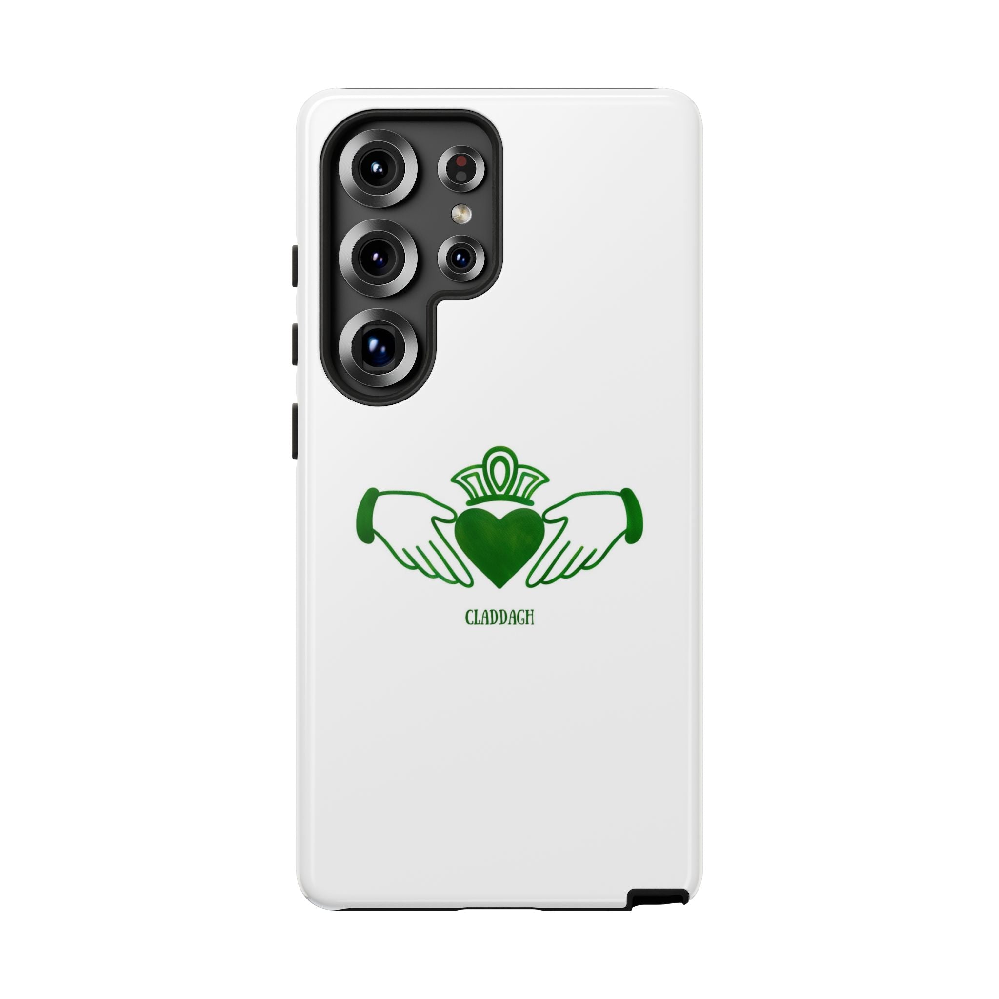 Irish Claddagh Symbol Green Tough Case