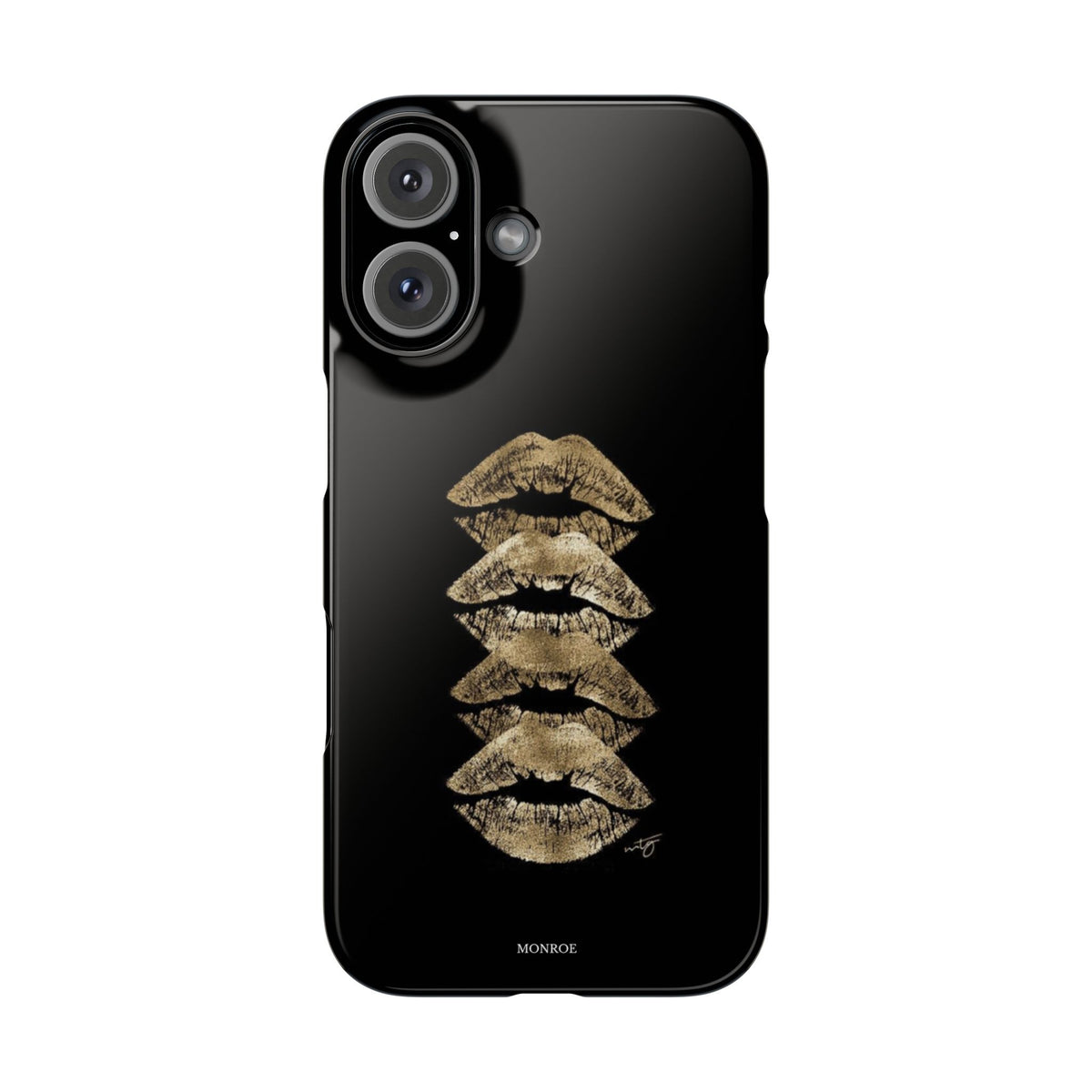 Gold Kiss Stack Case