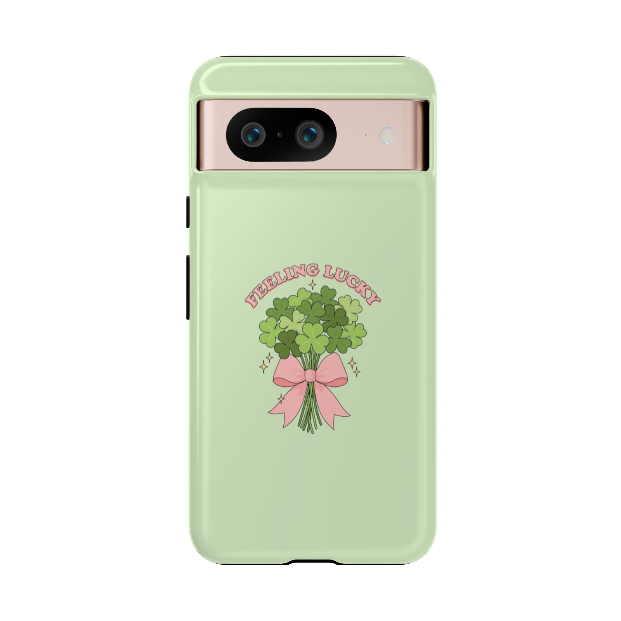 ‘Feeling Lucky' Clover Bouquet Tough Phone Case