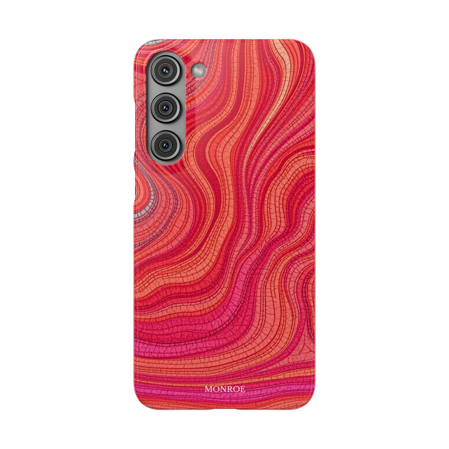 Retro Wavy Red Case