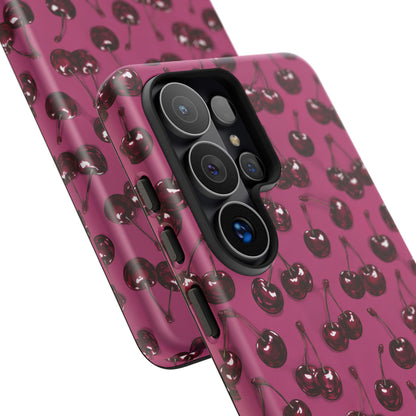Burgundy Cherries Tough Case