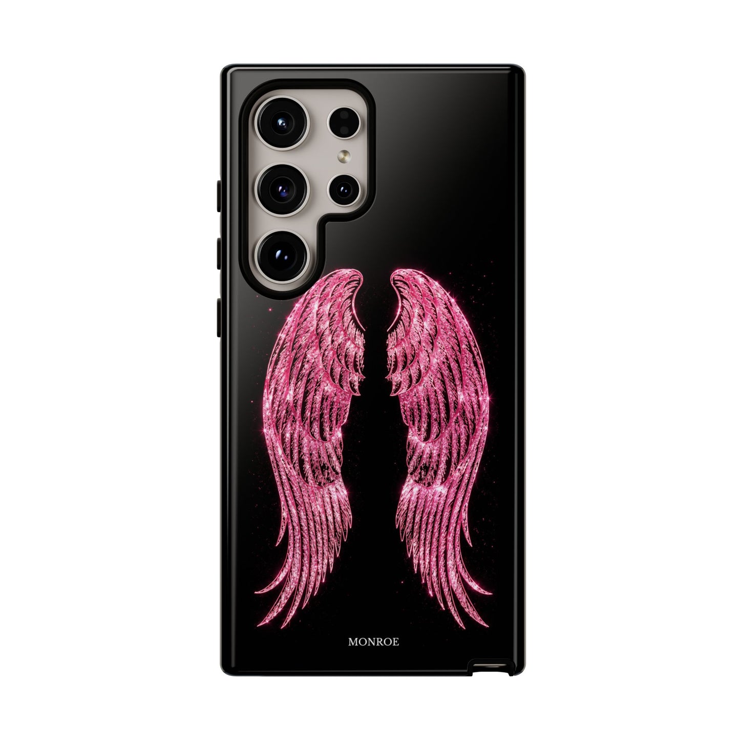 Pink Glitter Angel Tough Case