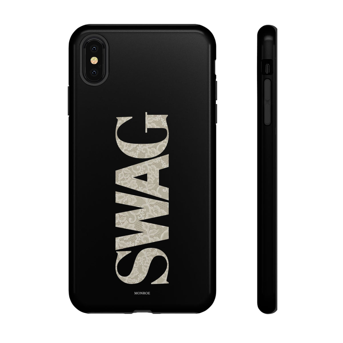 Lace Swag Black Tough Case