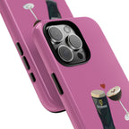 Pint & Wine Glass (Pink) Tough Case