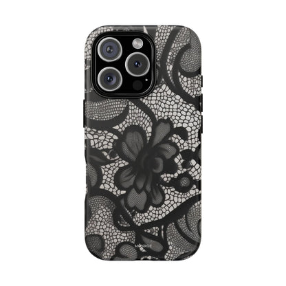 Black Floral Vintage Case