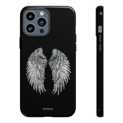 Silver Wings Black Tough Case