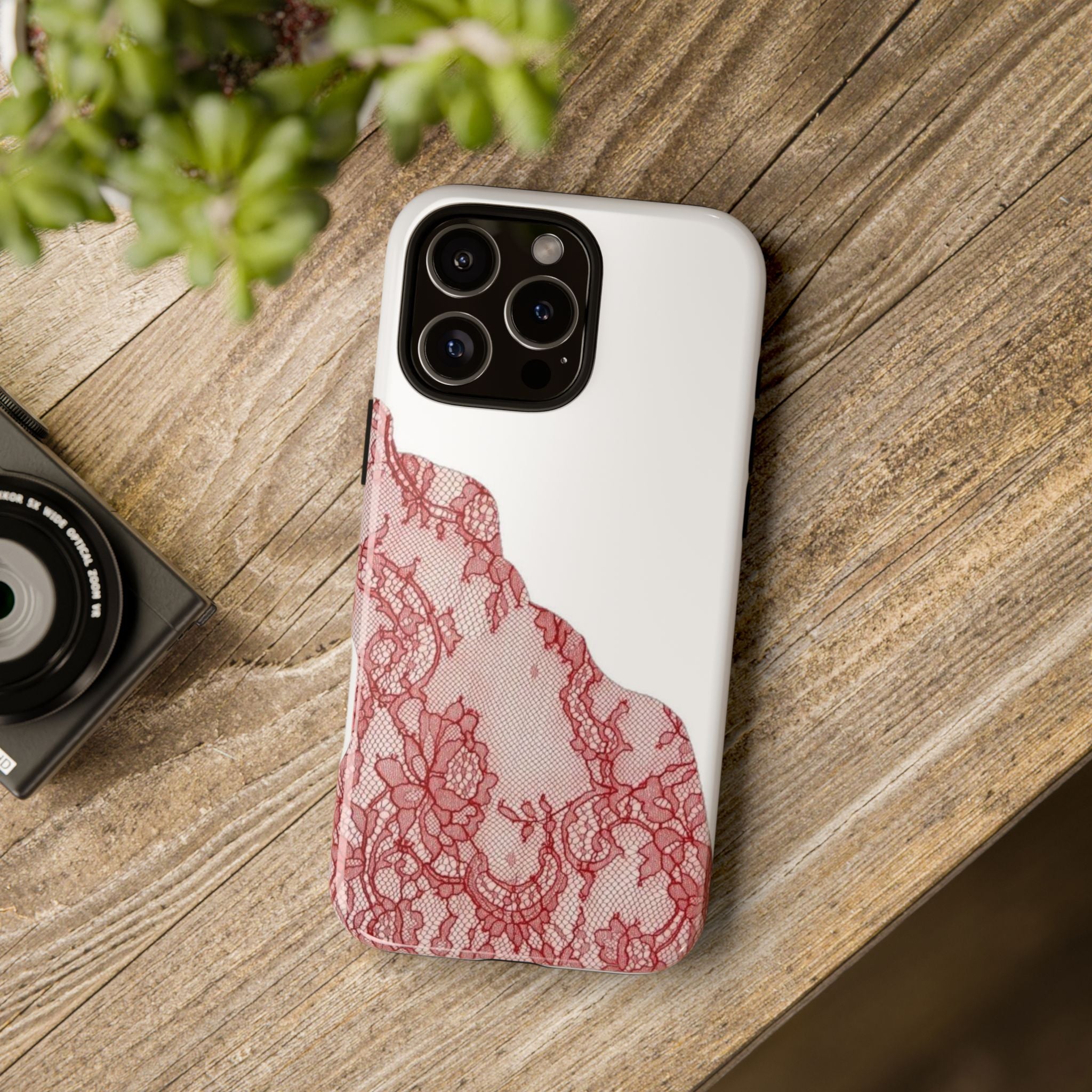 Red Lace Phone Case