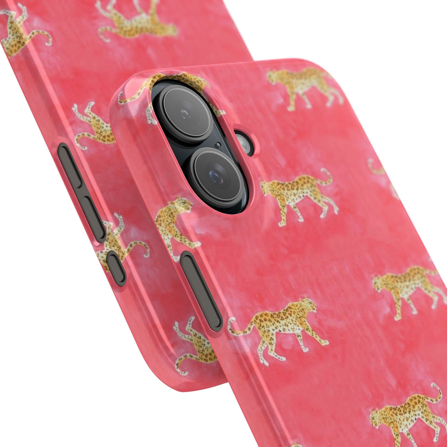 Pink Watercolor Leopard Case